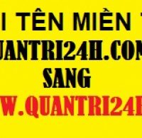 Thông báo chuyển tên miền website www.quantri24h.com